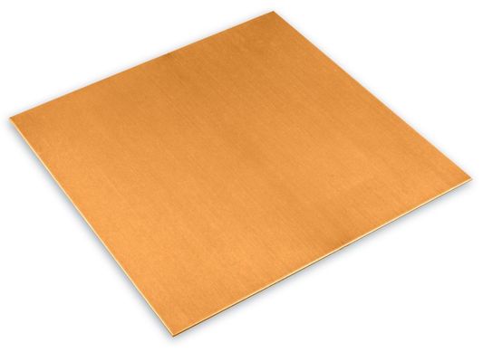 i piatti di metallo di rame 2mm di 0.5mm, strato del rame C10100 per decorano i materiali