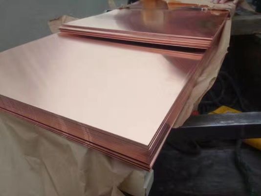 I piatti di metallo standard del rame H65 di JIS rivestono 4x8 lo spessore di dimensione 0.5mm