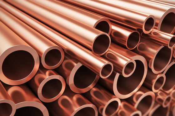 Tubo del rame di C11000 ASTM, spessore del tubo 0.2mm 0.5mm del rame del condizionatore d'aria