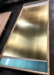 Materiale 0.5mm di ASTM B152M Brass Sheet Plate C1100 0.8mm densamente