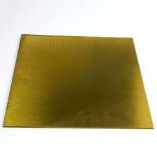 Piatto d'ottone 5mm, strato d'ottone sottile C67400 di H62 H65 per i dispositivi termici