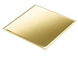 L'oro di ASTM ha placcato il metallo C22000 del piatto dello strato d'ottone ha lucidato la superficie del mulino